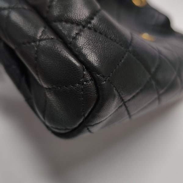 NOLITA Mini Quilted Lambskin Black