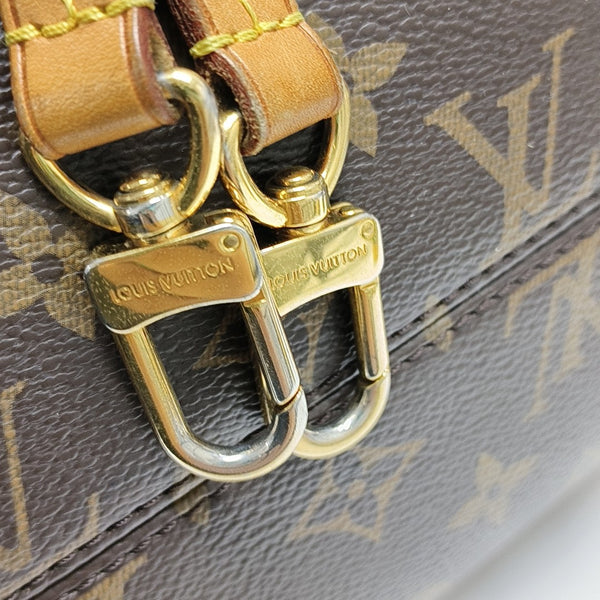 TURENNE Monogram Coated Canvas Brown