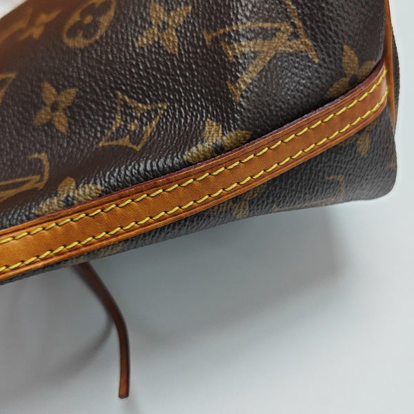 NÉONOÉ Nano Monogram Coated Canvas Brown