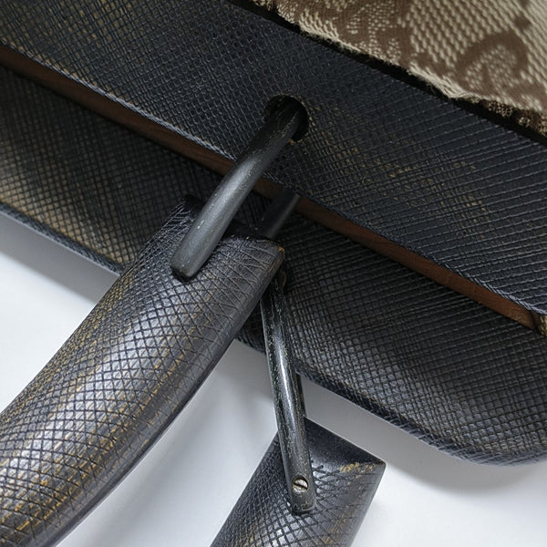 Monogram Canvas Tote Bag Beige