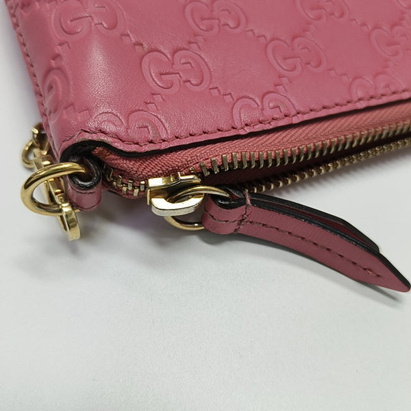 Monogram Calfskin Top Handle Bag Pink