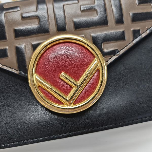 Double Micro Calfskin Black
