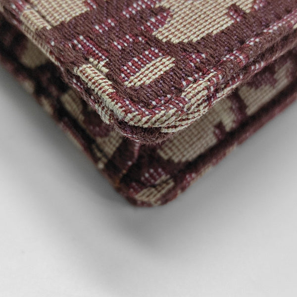 Saddle Mini Oblique Canvas Red