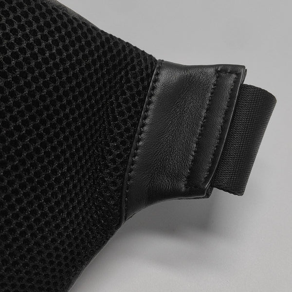 Coated Canvas Belt Bag Gray
