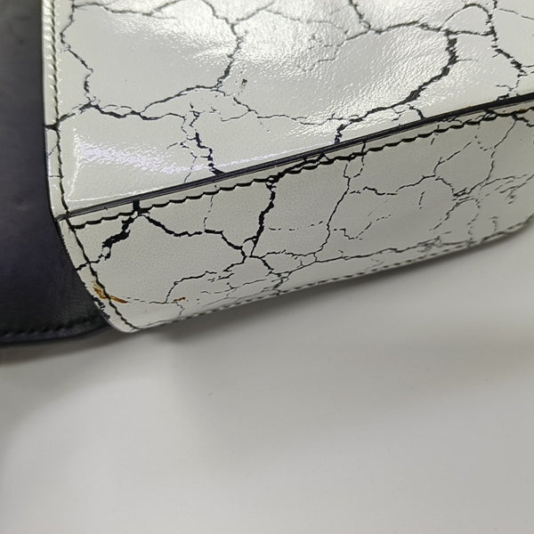 Calfskin Shoulder Bag White