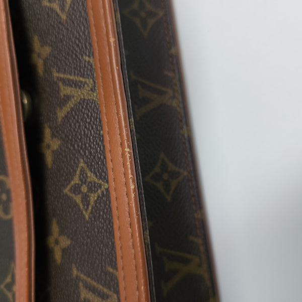 DAME Monogram Coated Canvas Brown