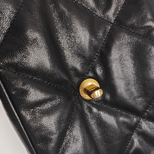 CHANEL 19 Small Quilted Lambskin Black