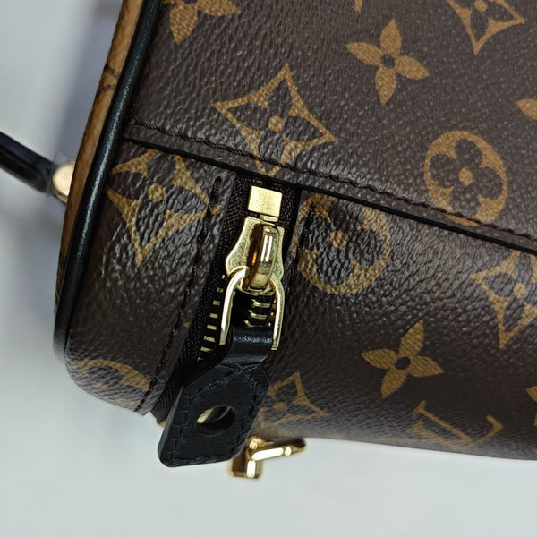 Vanity Chain Pouch Monogram Coated Canvas Brown
