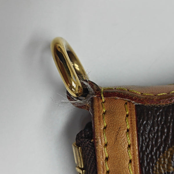 PALERMO PM Monogram Coated Canvas Brown