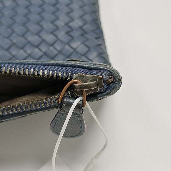Lambskin Clutch Blue