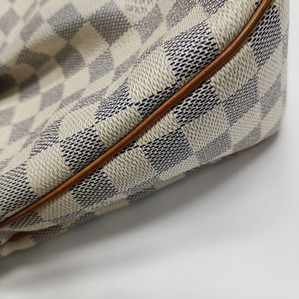 SIRACUSA PM Damier Azur Coated Canvas White
