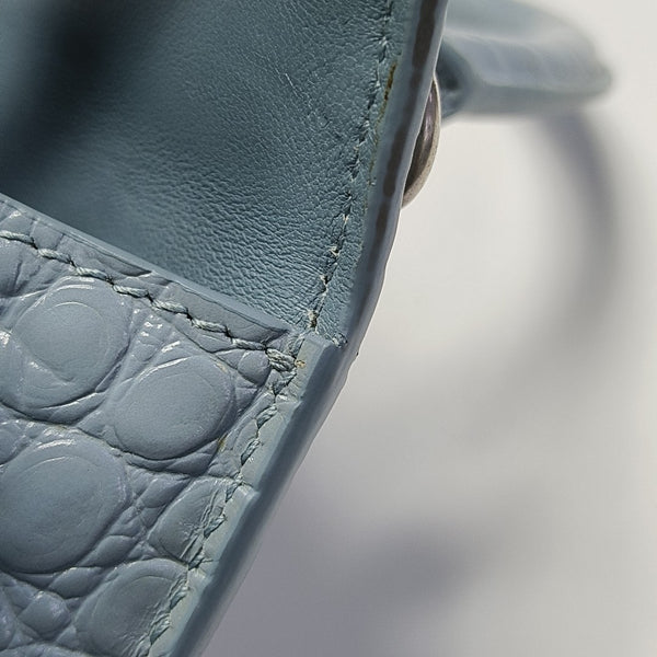 Hourglass Small Calfskin Blue