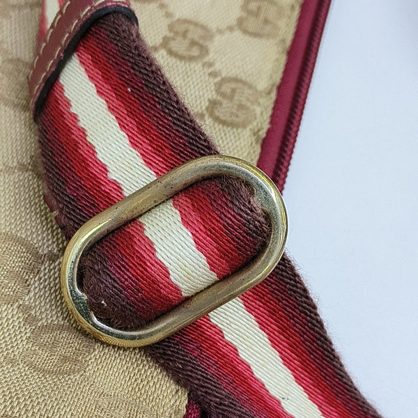 Monogram Canvas Shoulder Bag Beige