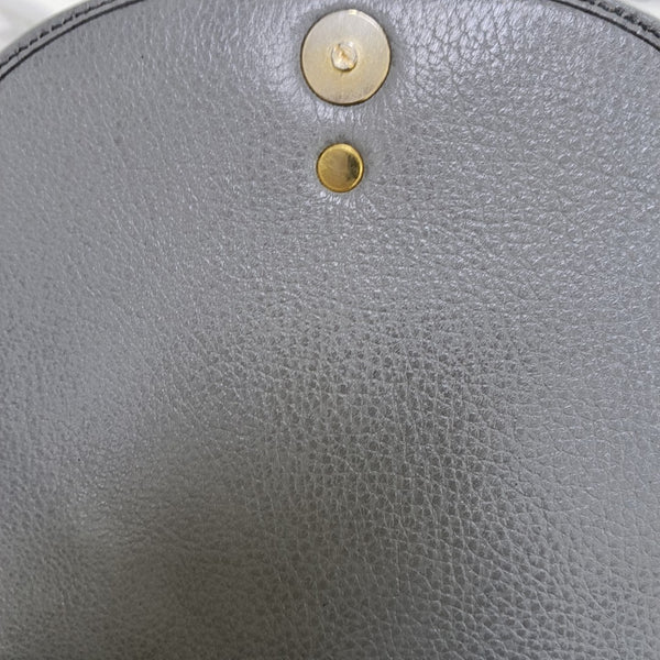 Calfskin Shoulder Bag Gray