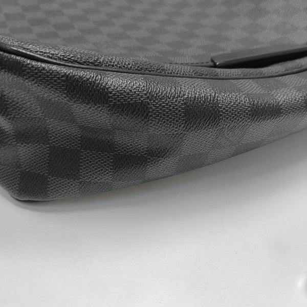 DISTRICT GM Damier Graphite Coated Canvas Black