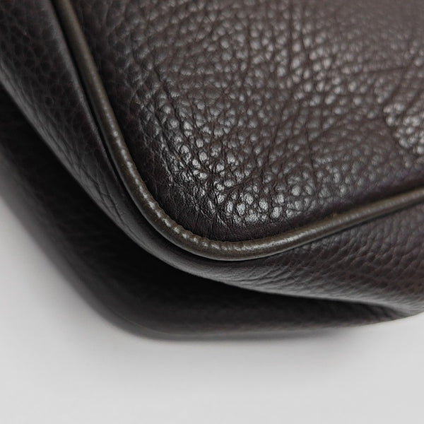 Leather Clutch Brown