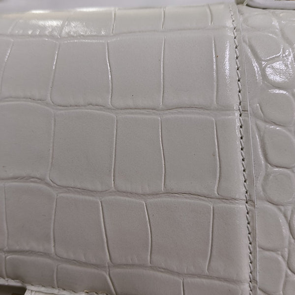 Hourglass S Calfskin White