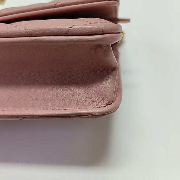 TRENDY CC Quilted Lambskin Pink