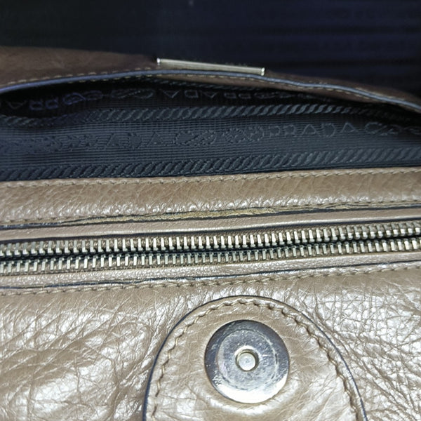 Calfskin Tote Bag Brown