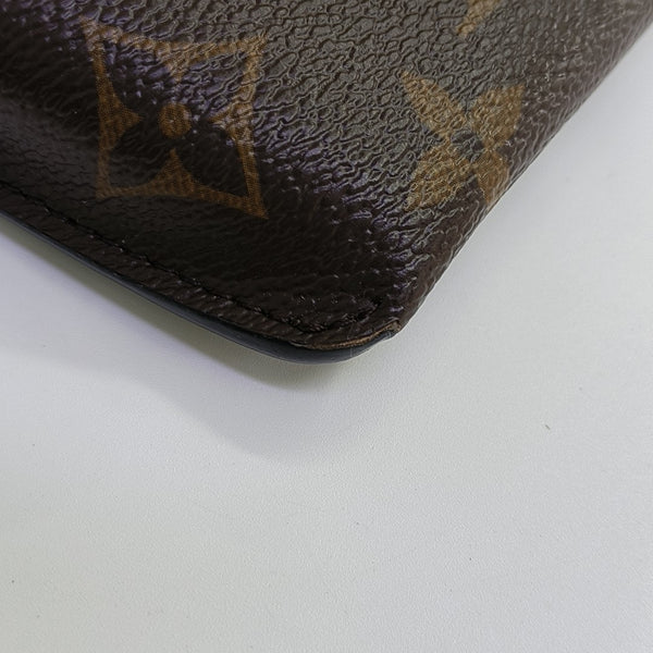 Coated Canvas Shoulder Bag Brown
