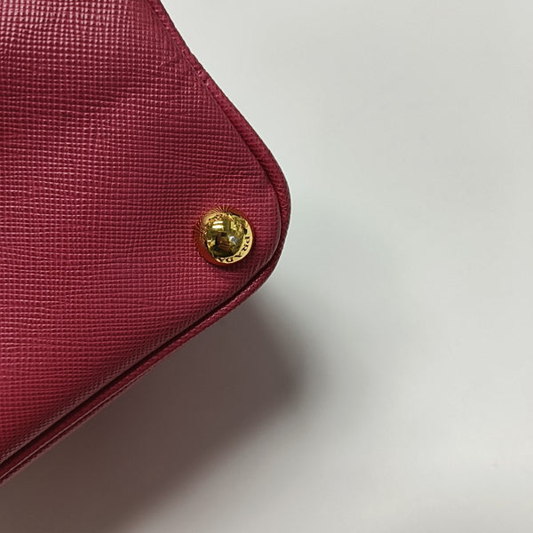 Galleria Super Mini Saffiano Calfskin Red