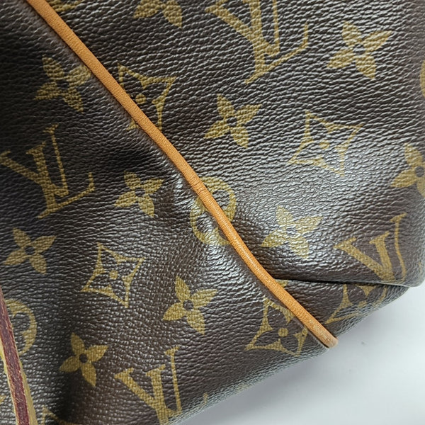 TOTALLY MM Monogram Coated Canvas Brown