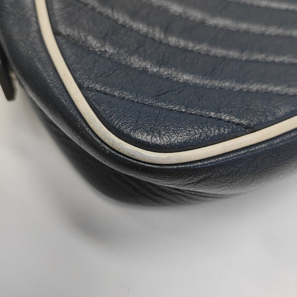 GG Marmont Small Quilted Calfskin Blue