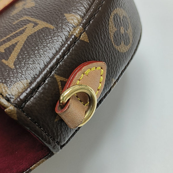 CHANTILLY Mini Monogram Coated Canvas Brown