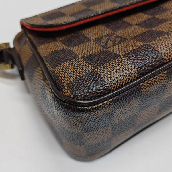 RECOLETA Damier Ebene Coated Canvas Brown