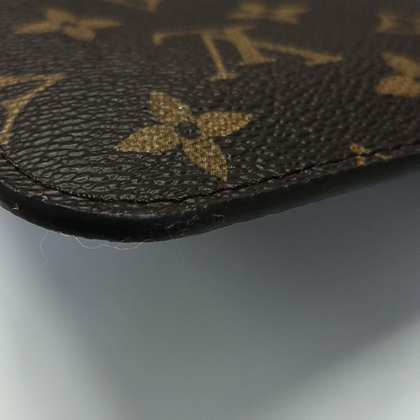 NEVERFULL MM Monogram Coated Canvas Brown