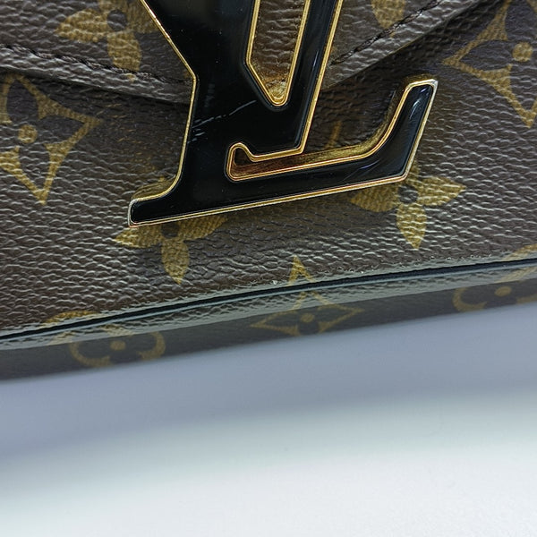 PASSY Monogram Coated Canvas Brown