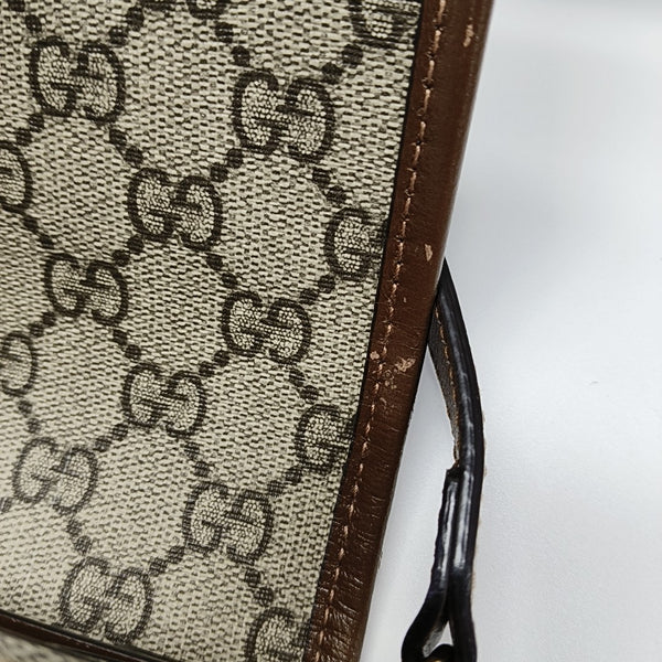 Retro Mini Monogram Coated Canvas Beige