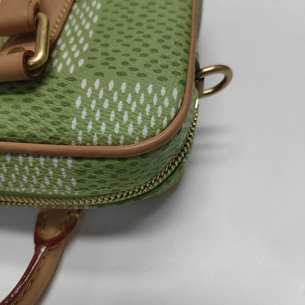 Damier Coated Canvas Shoulder Bag Nano Green