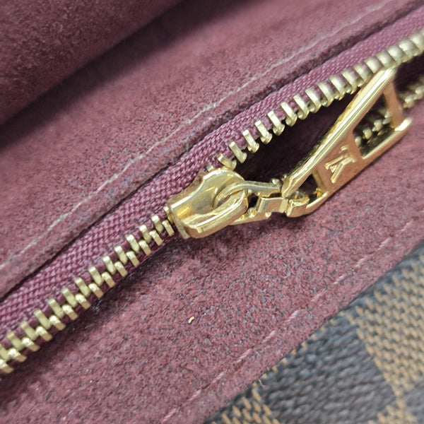 VAVIN PM Damier Ebene Coated Canvas Brown