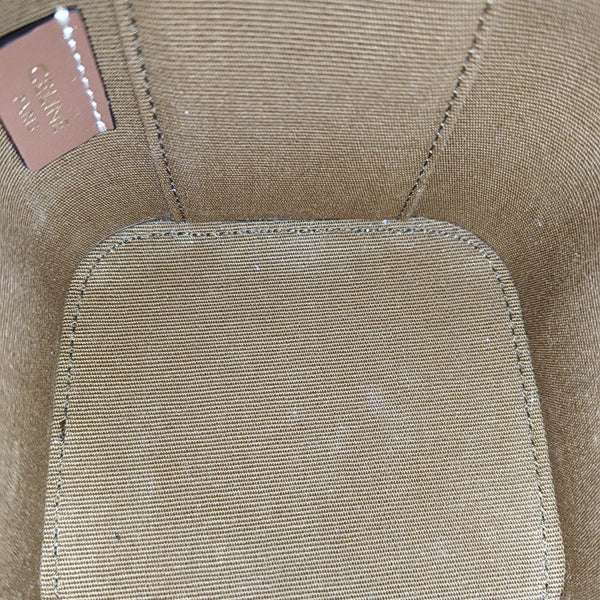Coated Canvas Shoulder Bag Black