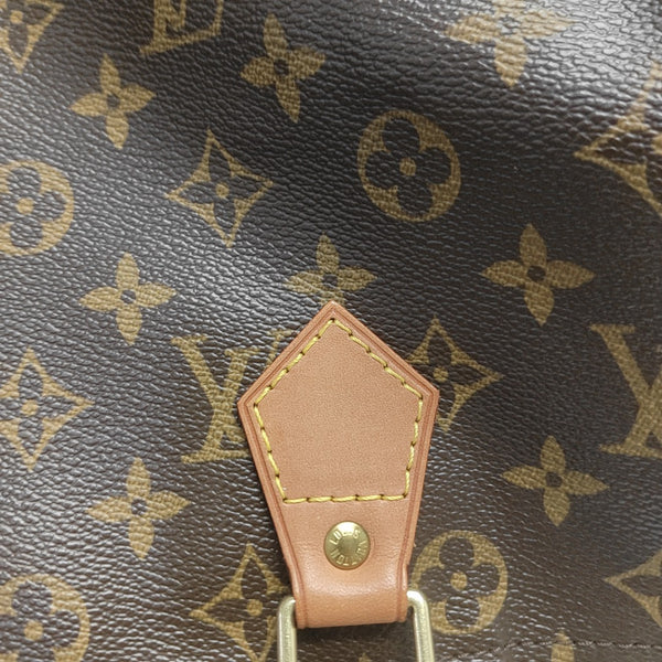 SPEEDY 30 Monogram Coated Canvas Brown