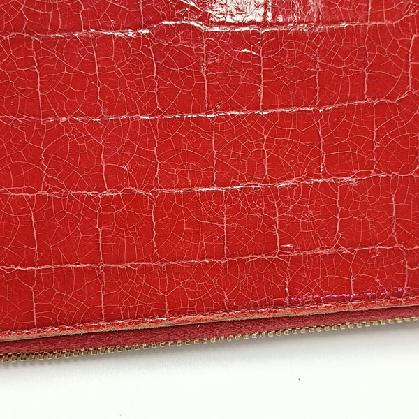 Calfskin Wallet Red