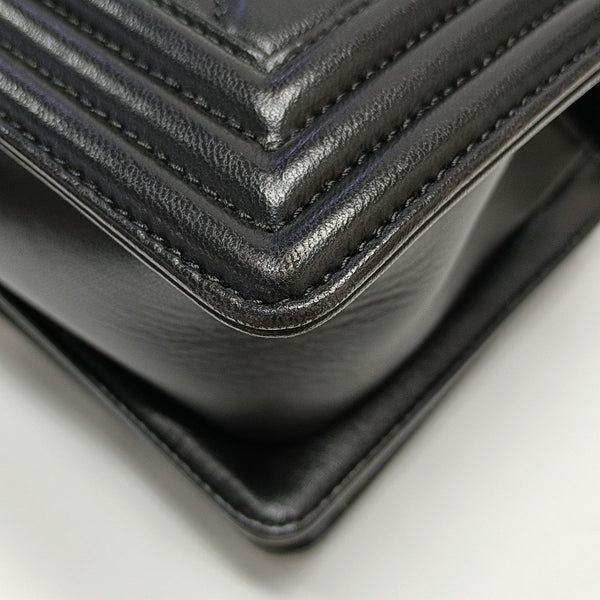 BOY CHANEL Small Quilted Lambskin Black