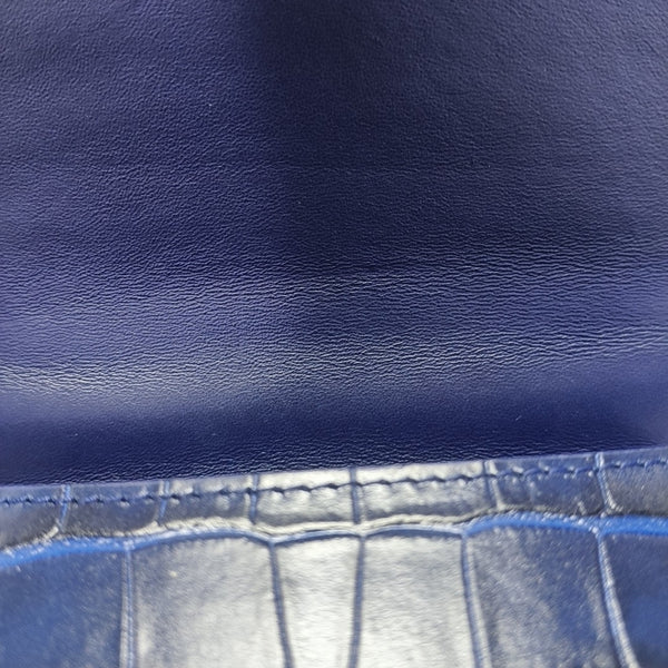 Hourglass S Calfskin Blue
