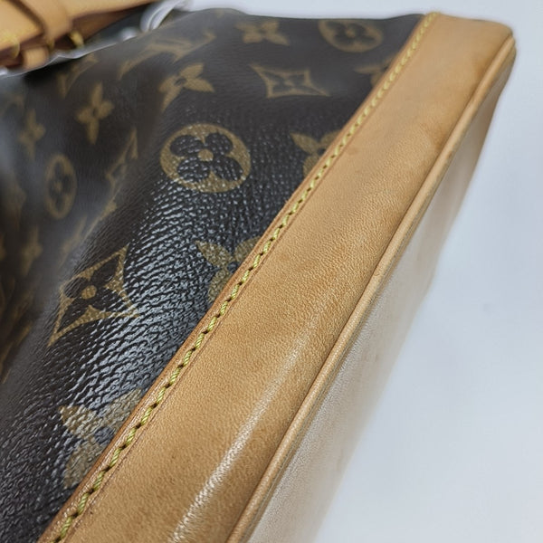 NOÉ BB Monogram Coated Canvas Brown