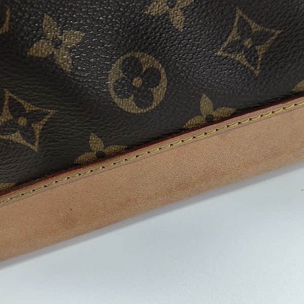 NOÉ BB Monogram Coated Canvas Brown