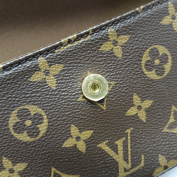 IVY Monogram Coated Canvas Brown