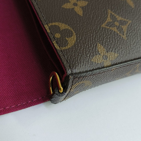 FÉLICIE Monogram Coated Canvas Brown