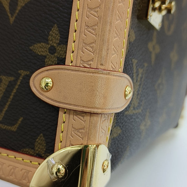 SIDE TRUNK MM Monogram Coated Canvas Brown