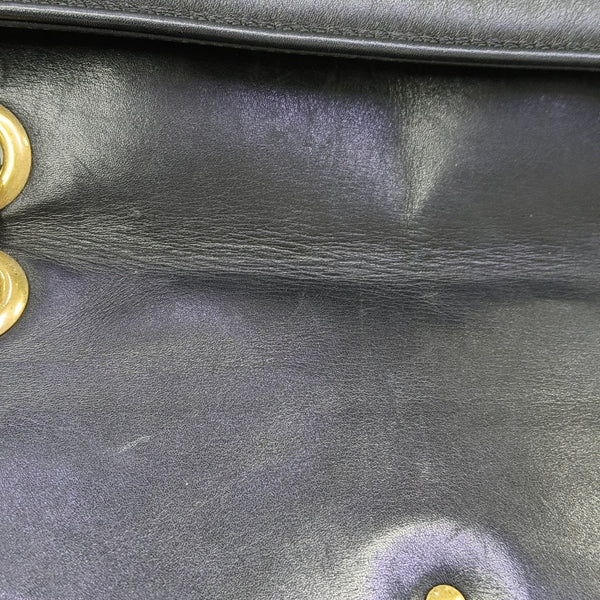 GG Marmont Medium Quilted Calfskin Black
