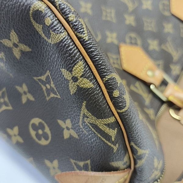 SPEEDY 40 Monogram Coated Canvas Brown