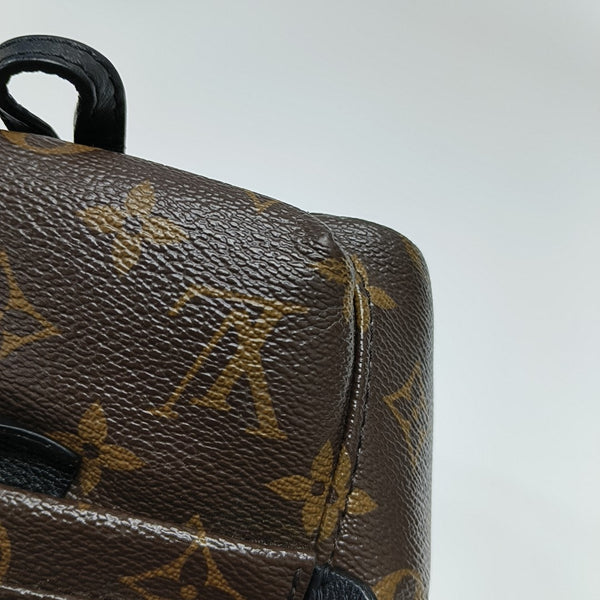 PALM SPRINGS Mini Monogram Coated Canvas Brown