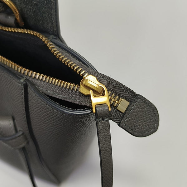BELT Nano Calfskin Gray