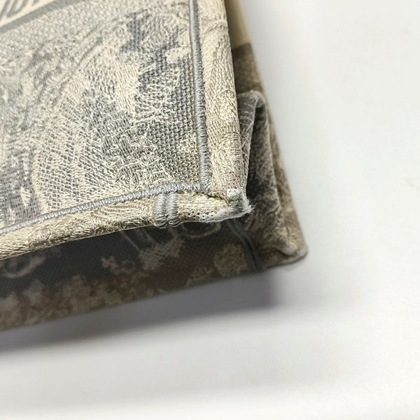 Book Tote Medium Canvas Gray
