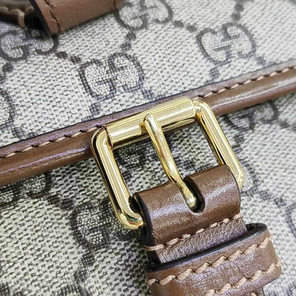 Monogram Coated Canvas Shoulder Bag Beige